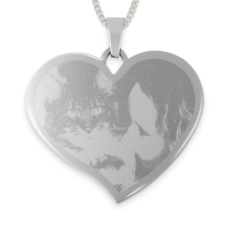 Bild von   herz halskette mit foto groajpg | Individuelle 🎁 persönliche 🎁 personalisierte Geschenke bedruckt ▪ bestickt ▪ graviert