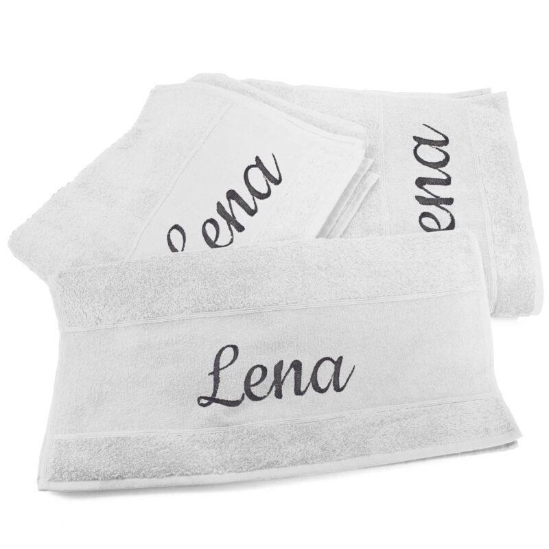 Bild von   er set handtuch verschiedenejpg | Individuelle 🎁 persönliche 🎁 personalisierte Geschenke bedruckt ▪ bestickt ▪ graviert