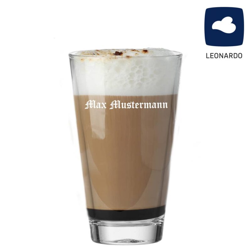 Bild von   leonardo becher ml ciao mitjpg | Individuelle 🎁 persönliche 🎁 personalisierte Geschenke bedruckt ▪ bestickt ▪ graviert