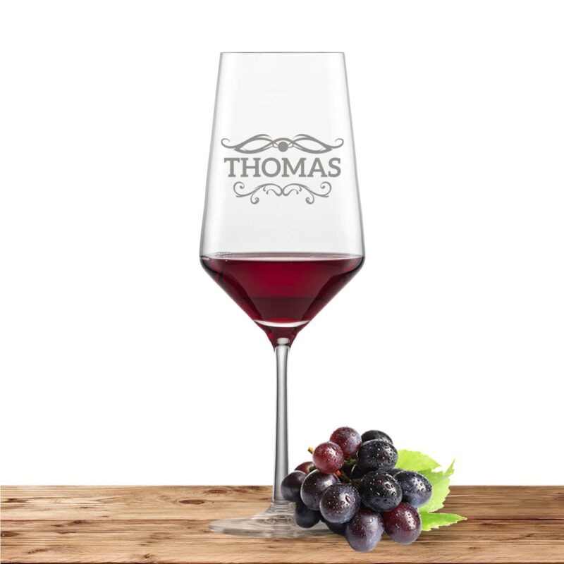 Bild von   schott zwiesel bordeaux rotweijpg | Individuelle 🎁 persönliche 🎁 personalisierte Geschenke bedruckt ▪ bestickt ▪ graviert