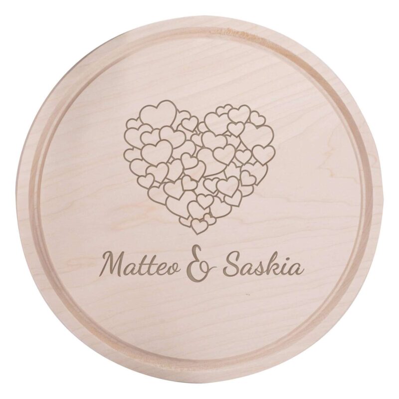 Bild von   fruehstuecksbrettchen holz runjpg | Individuelle 🎁 persönliche 🎁 personalisierte Geschenke bedruckt ▪ bestickt ▪ graviert