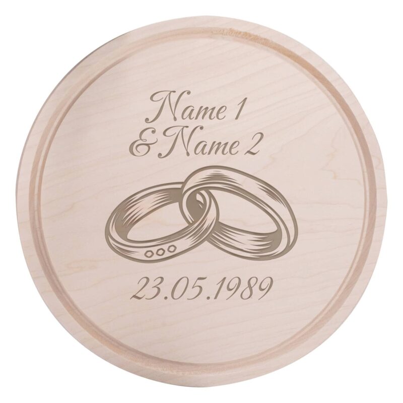 Bild von   fruehstuecksbrettchen holz runjpg | Individuelle 🎁 persönliche 🎁 personalisierte Geschenke bedruckt ▪ bestickt ▪ graviert