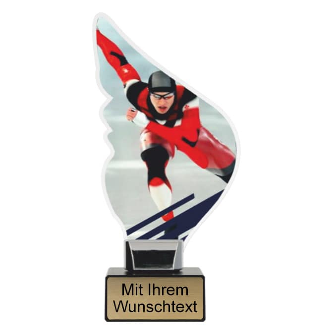 Acryltrophäe Eisschnelllauf 2