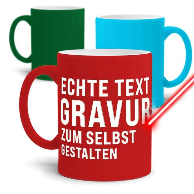 Bild von   matte tassen mit wunschgravurjpg | Individuelle 🎁 persönliche 🎁 personalisierte Geschenke bedruckt ▪ bestickt ▪ graviert