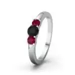 Bild von   schwarzer achat sterlingsilberjpg | Individuelle 🎁 persönliche 🎁 personalisierte Geschenke bedruckt ▪ bestickt ▪ graviert