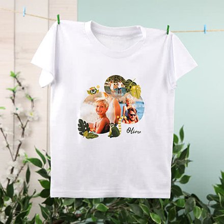 Bild von   kinder t shirt weiss  bis  jjpg | Individuelle 🎁 persönliche 🎁 personalisierte Geschenke bedruckt ▪ bestickt ▪ graviert
