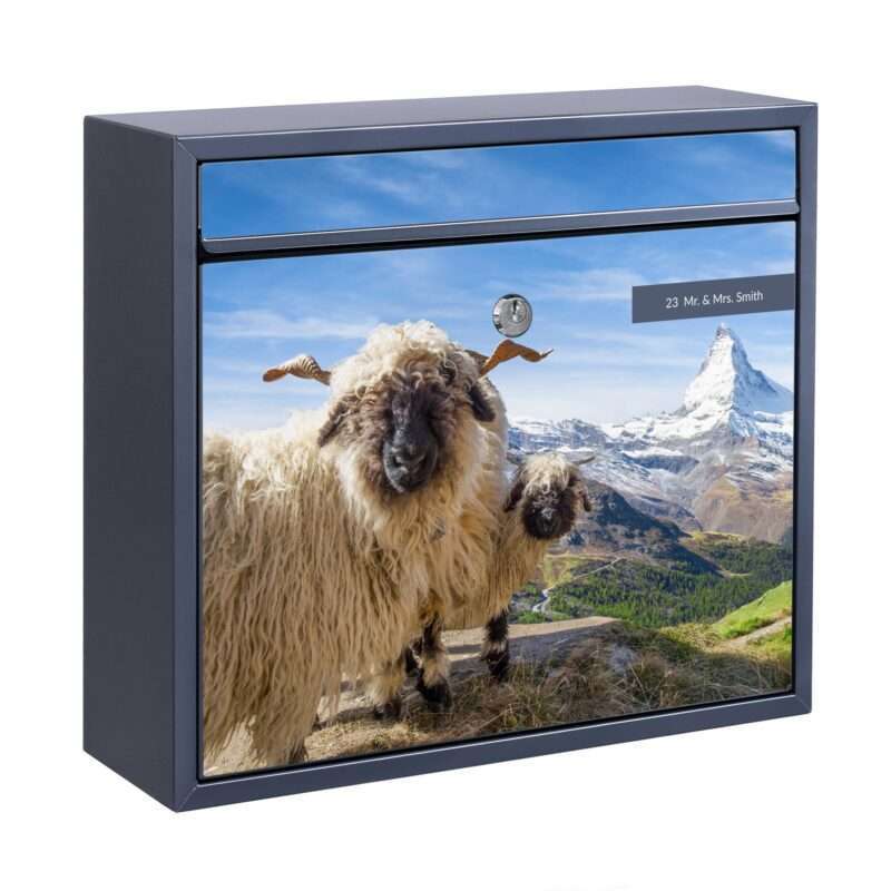 Bild von   briefkasten mit eigenem text sjpg | Individuelle 🎁 persönliche 🎁 personalisierte Geschenke bedruckt ▪ bestickt ▪ graviert