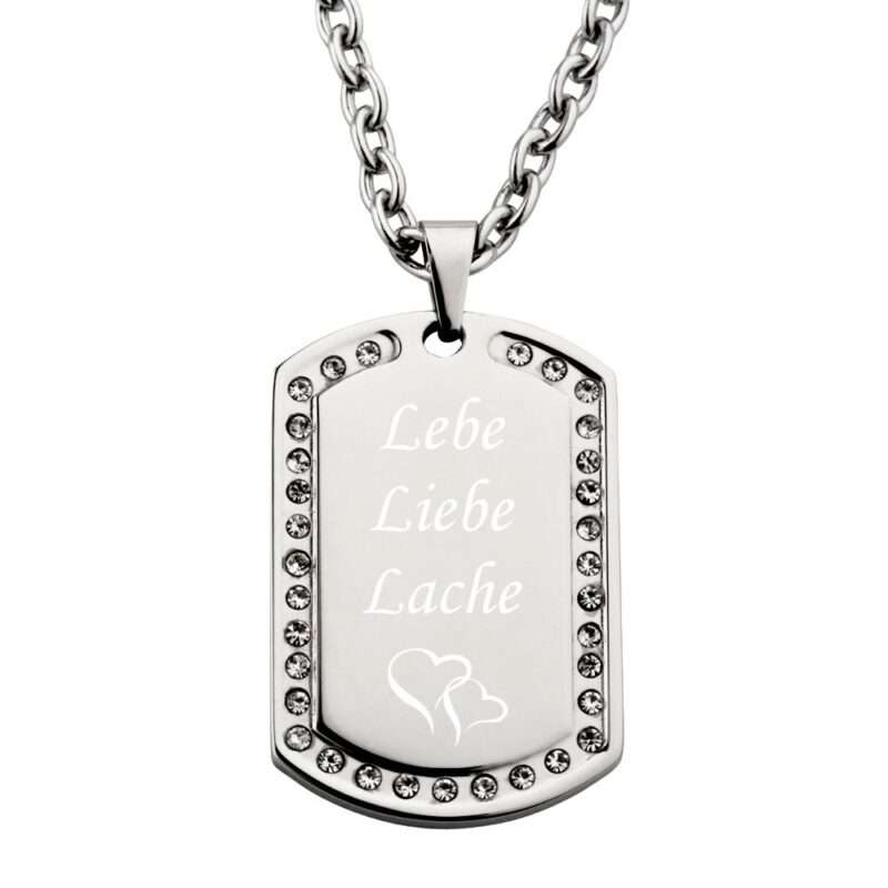 Bild von   anhaenger mit gravur dogtag gljpg | Individuelle 🎁 persönliche 🎁 personalisierte Geschenke bedruckt ▪ bestickt ▪ graviert