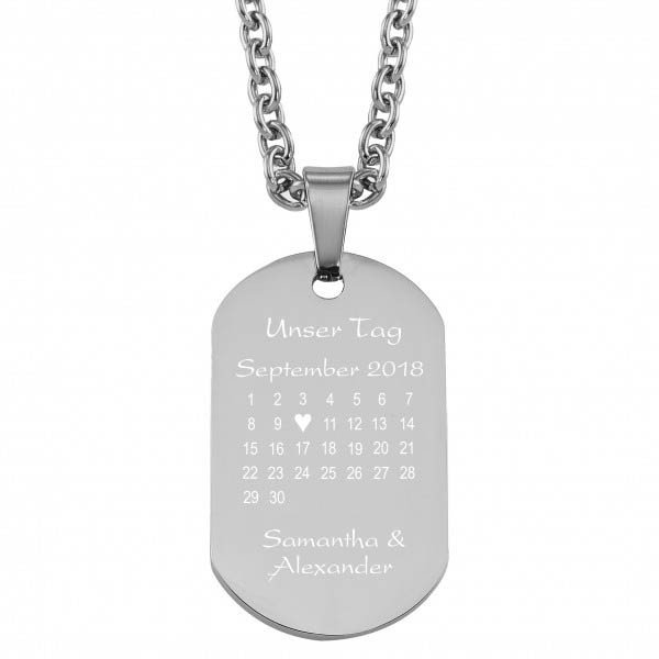 Bild von   gravuranhaenger kalenderjpg | Individuelle 🎁 persönliche 🎁 personalisierte Geschenke bedruckt ▪ bestickt ▪ graviert