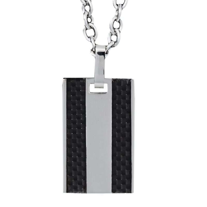 Bild von   anhaenger carbon mit gravurjpg | Individuelle 🎁 persönliche 🎁 personalisierte Geschenke bedruckt ▪ bestickt ▪ graviert