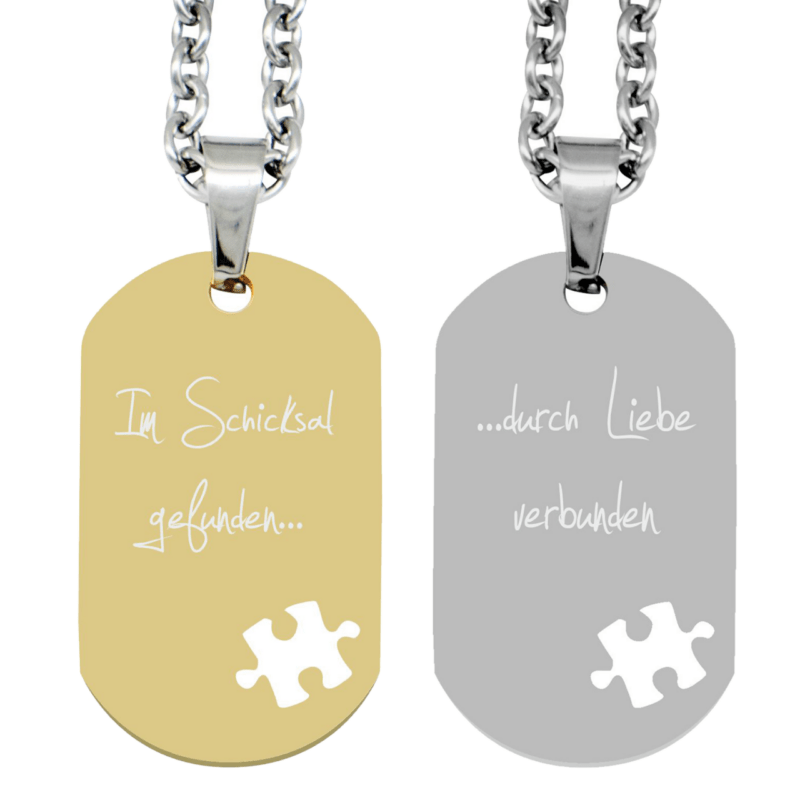 Bild von   partner anhaenger mit gravur dpng | Individuelle 🎁 persönliche 🎁 personalisierte Geschenke bedruckt ▪ bestickt ▪ graviert