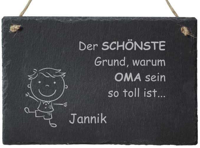Bild von   dekoschild aus schiefer derjpg | Individuelle 🎁 persönliche 🎁 personalisierte Geschenke bedruckt ▪ bestickt ▪ graviert