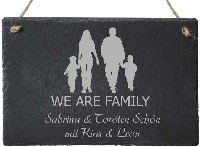 Bild von   schiefer tuerschild mit deinenjpg | Individuelle 🎁 persönliche 🎁 personalisierte Geschenke bedruckt ▪ bestickt ▪ graviert