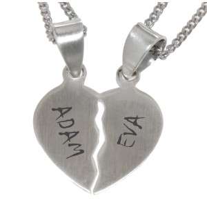 Bild von   herzfoermiger paaranhaenger aujpg | Individuelle 🎁 persönliche 🎁 personalisierte Geschenke bedruckt ▪ bestickt ▪ graviert