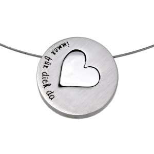 Bild von   anhaenger aus edelstahl rundjpg | Individuelle 🎁 persönliche 🎁 personalisierte Geschenke bedruckt ▪ bestickt ▪ graviert