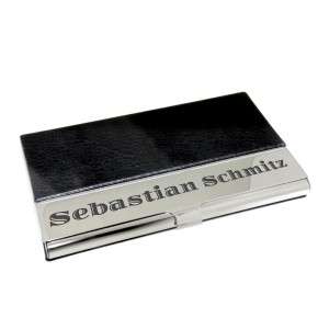Bild von   visitenkarten etui aus edelstajpg | Individuelle 🎁 persönliche 🎁 personalisierte Geschenke bedruckt ▪ bestickt ▪ graviert