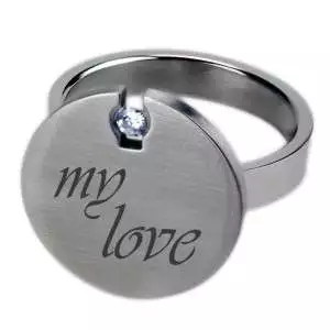 Bild von   siegelring aus edelstahl fronjpg | Individuelle 🎁 persönliche 🎁 personalisierte Geschenke bedruckt ▪ bestickt ▪ graviert