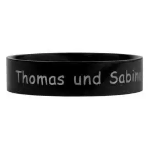 Bild von   edelstahlring glatt mm breitjpg | Individuelle 🎁 persönliche 🎁 personalisierte Geschenke bedruckt ▪ bestickt ▪ graviert