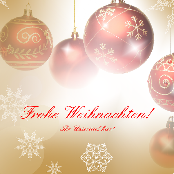 Personalisiertes Buch zu Weihnachten - Frohe Weihnachten!