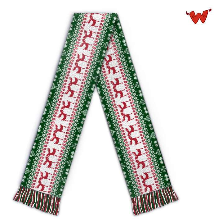 Bild von   weihnachts fanschaljpg | Individuelle 🎁 persönliche 🎁 personalisierte Geschenke bedruckt ▪ bestickt ▪ graviert