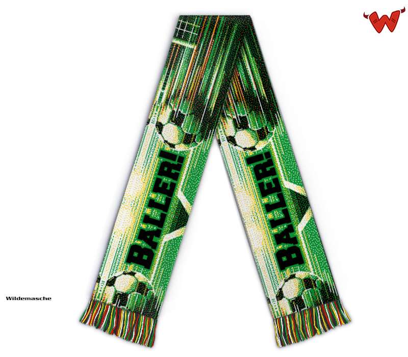 Bild von   fanschal baller fussballjpg | Individuelle 🎁 persönliche 🎁 personalisierte Geschenke bedruckt ▪ bestickt ▪ graviert
