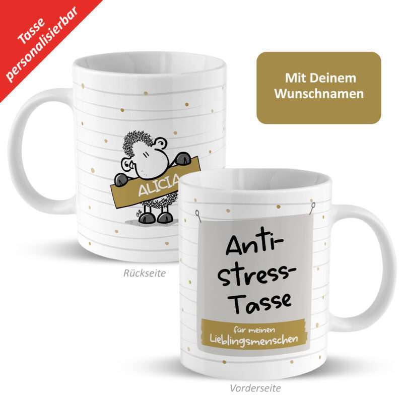 Bild von   anti stress tasse motiv fuerjpg | Individuelle 🎁 persönliche 🎁 personalisierte Geschenke bedruckt ▪ bestickt ▪ graviert
