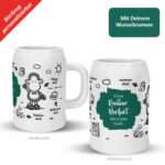 Bild von   bierkrug ohne rentner isjpg | Individuelle 🎁 persönliche 🎁 personalisierte Geschenke bedruckt ▪ bestickt ▪ graviert