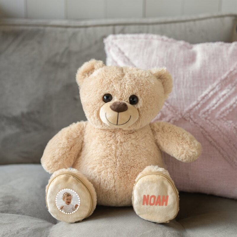 Bild von   personalisierter teddybaer mitjpg | Individuelle 🎁 persönliche 🎁 personalisierte Geschenke bedruckt ▪ bestickt ▪ graviert