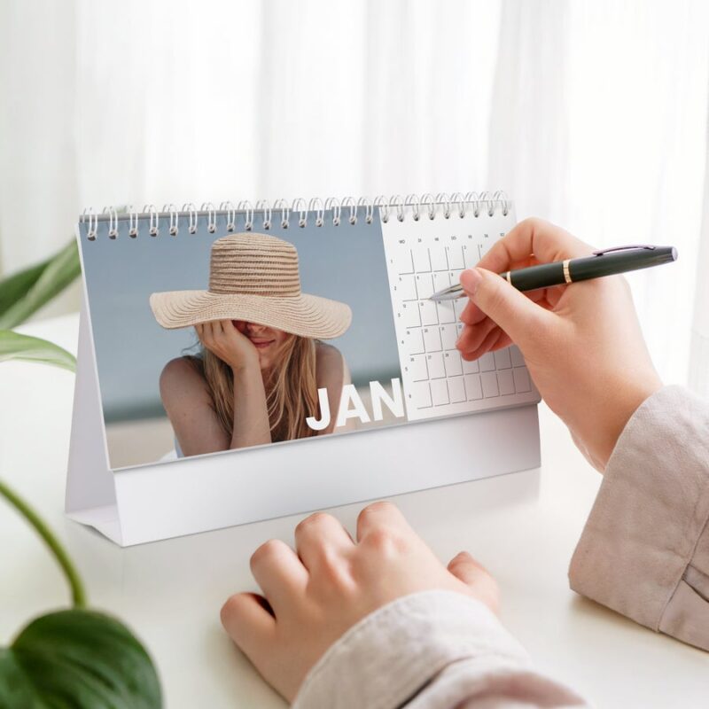 Bild von   personalisierter tischkalenderjpg | Individuelle 🎁 persönliche 🎁 personalisierte Geschenke bedruckt ▪ bestickt ▪ graviert