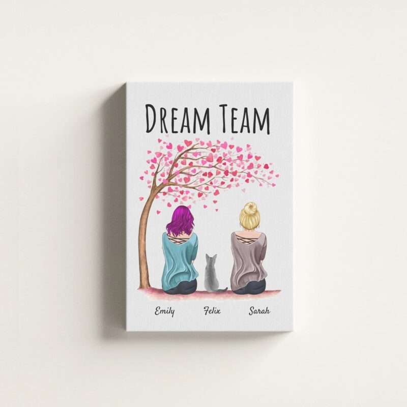 Bild von   frauen mit katzen personalisjpg | Individuelle 🎁 persönliche 🎁 personalisierte Geschenke bedruckt ▪ bestickt ▪ graviert