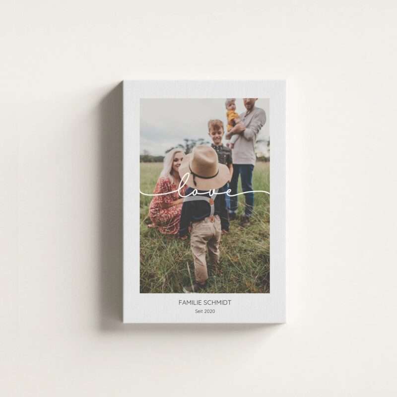 Bild von   familie love mit foto persjpg | Individuelle 🎁 persönliche 🎁 personalisierte Geschenke bedruckt ▪ bestickt ▪ graviert