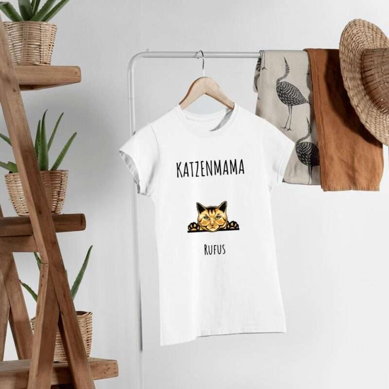Bild von   katzenmama personalisiertesjpg | Individuelle 🎁 persönliche 🎁 personalisierte Geschenke bedruckt ▪ bestickt ▪ graviert