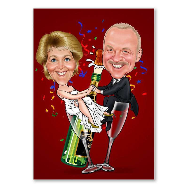 Bild von   karikatur vom foto sylvesterjpg | Individuelle 🎁 persönliche 🎁 personalisierte Geschenke bedruckt ▪ bestickt ▪ graviert