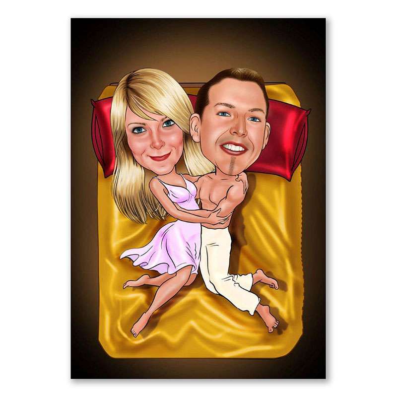 Bild von   karikatur vom foto seiden bejpg | Individuelle 🎁 persönliche 🎁 personalisierte Geschenke bedruckt ▪ bestickt ▪ graviert