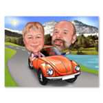 Bild von   karikatur vom foto rundfahrtjpg | Individuelle 🎁 persönliche 🎁 personalisierte Geschenke bedruckt ▪ bestickt ▪ graviert