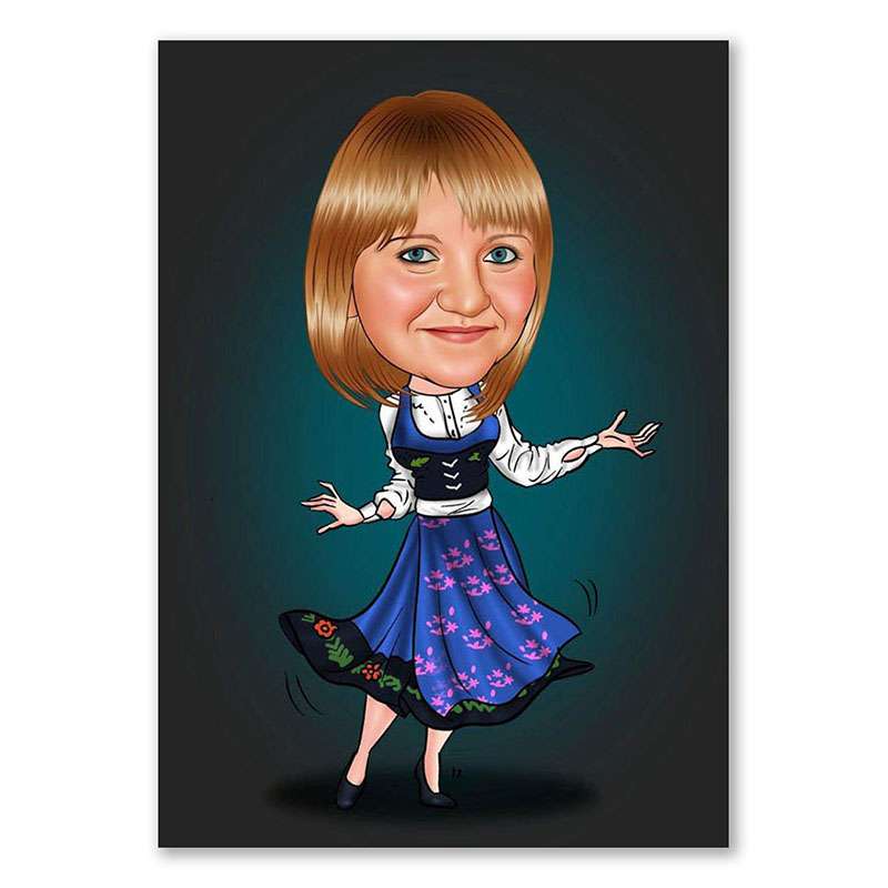 Bild von   karikatur vom foto schefbfbdnesjpg | Individuelle 🎁 persönliche 🎁 personalisierte Geschenke bedruckt ▪ bestickt ▪ graviert