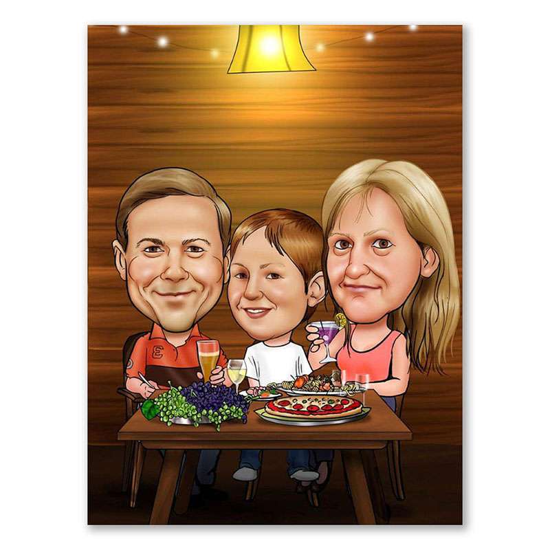 Bild von   karikatur vom foto guten appjpg | Individuelle 🎁 persönliche 🎁 personalisierte Geschenke bedruckt ▪ bestickt ▪ graviert