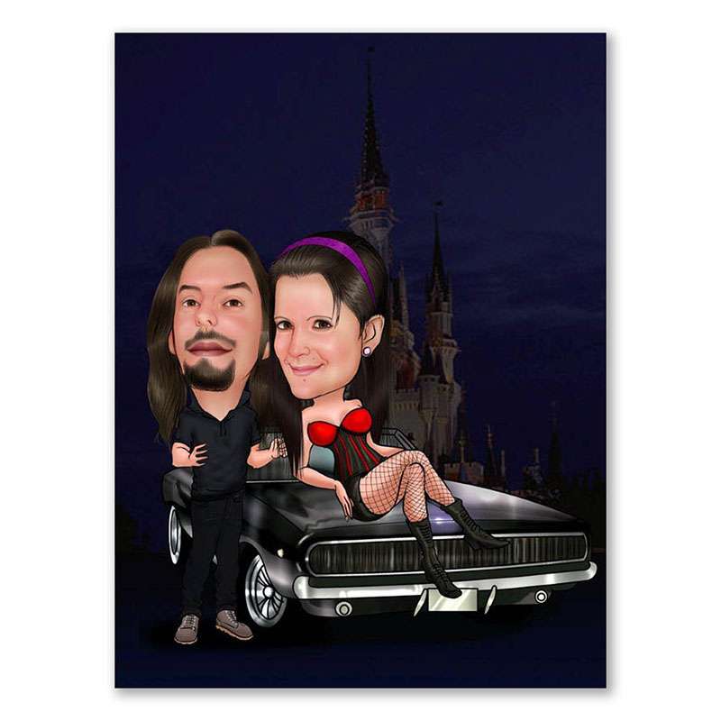 Bild von   karikatur vom foto burlesquejpg | Individuelle 🎁 persönliche 🎁 personalisierte Geschenke bedruckt ▪ bestickt ▪ graviert