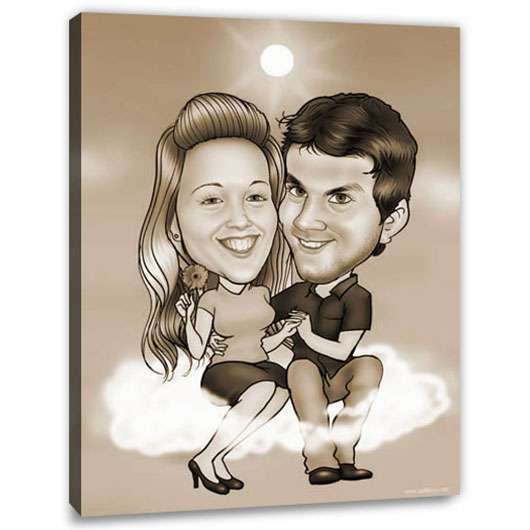 Bild von   karikatur vom foto wolke beijpg | Individuelle 🎁 persönliche 🎁 personalisierte Geschenke bedruckt ▪ bestickt ▪ graviert