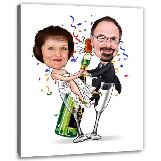 Bild von   karikatur vom foto sylvesterjpg | Individuelle 🎁 persönliche 🎁 personalisierte Geschenke bedruckt ▪ bestickt ▪ graviert