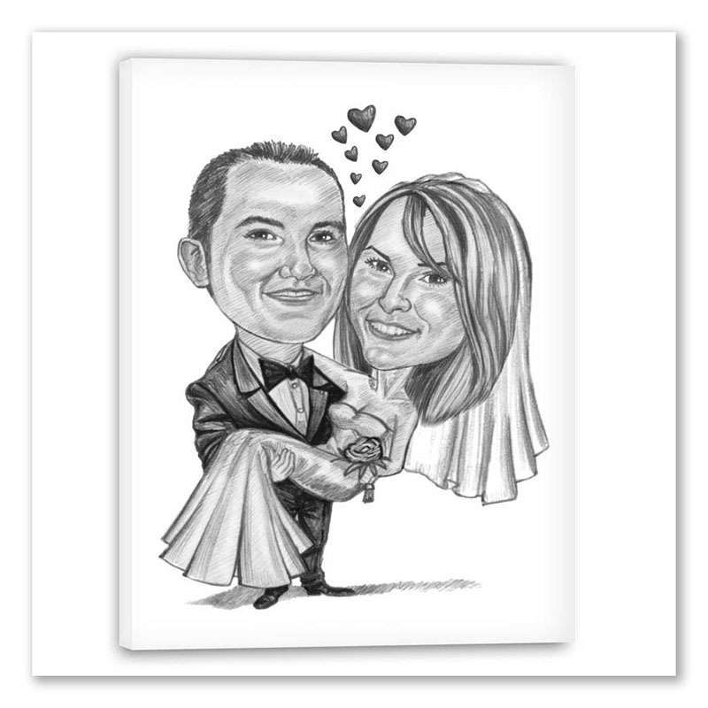 Bild von   karikatur vom foto auf hefbfbdnjpg | Individuelle 🎁 persönliche 🎁 personalisierte Geschenke bedruckt ▪ bestickt ▪ graviert