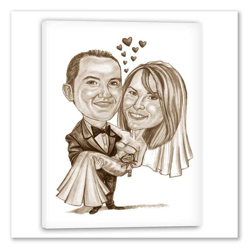 Bild von   karikatur vom foto auf hefbfbdnjpg | Individuelle 🎁 persönliche 🎁 personalisierte Geschenke bedruckt ▪ bestickt ▪ graviert