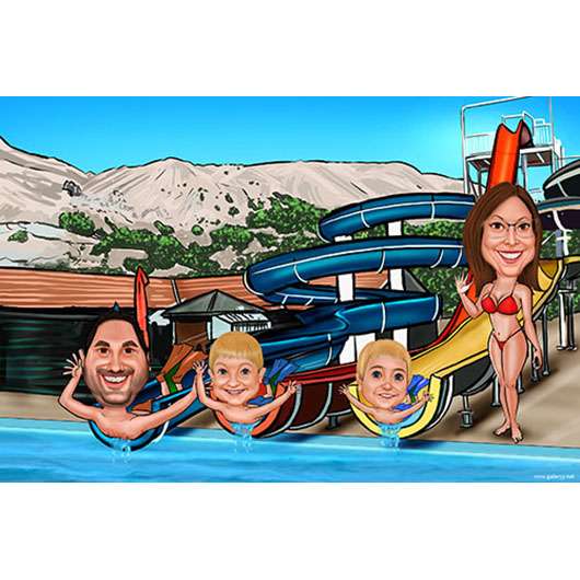 Bild von   karikatur vom foto gruppe imjpg | Individuelle 🎁 persönliche 🎁 personalisierte Geschenke bedruckt ▪ bestickt ▪ graviert