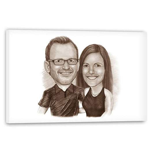 Bild von   karikatur vom foto sympathisjpg | Individuelle 🎁 persönliche 🎁 personalisierte Geschenke bedruckt ▪ bestickt ▪ graviert