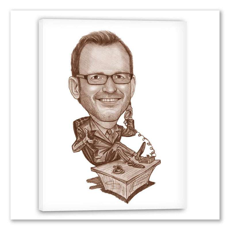 Bild von   karikatur vom foto businessmjpg | Individuelle 🎁 persönliche 🎁 personalisierte Geschenke bedruckt ▪ bestickt ▪ graviert