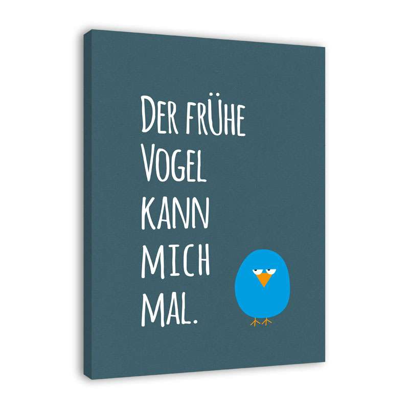 Bild von   spruch auf leinwand der frijpg | Individuelle 🎁 persönliche 🎁 personalisierte Geschenke bedruckt ▪ bestickt ▪ graviert