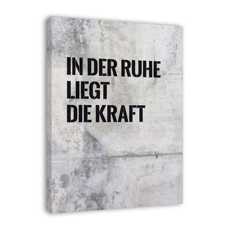 Bild von   spruch auf leinwand in der rjpg | Individuelle 🎁 persönliche 🎁 personalisierte Geschenke bedruckt ▪ bestickt ▪ graviert