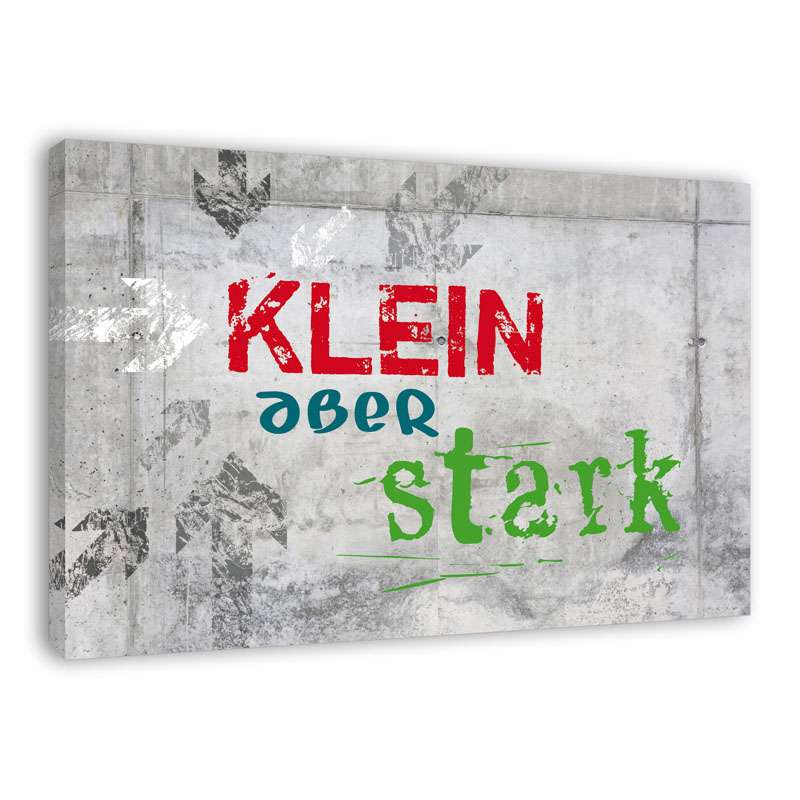 Bild von   spruch auf leinwand klein abjpg | Individuelle 🎁 persönliche 🎁 personalisierte Geschenke bedruckt ▪ bestickt ▪ graviert