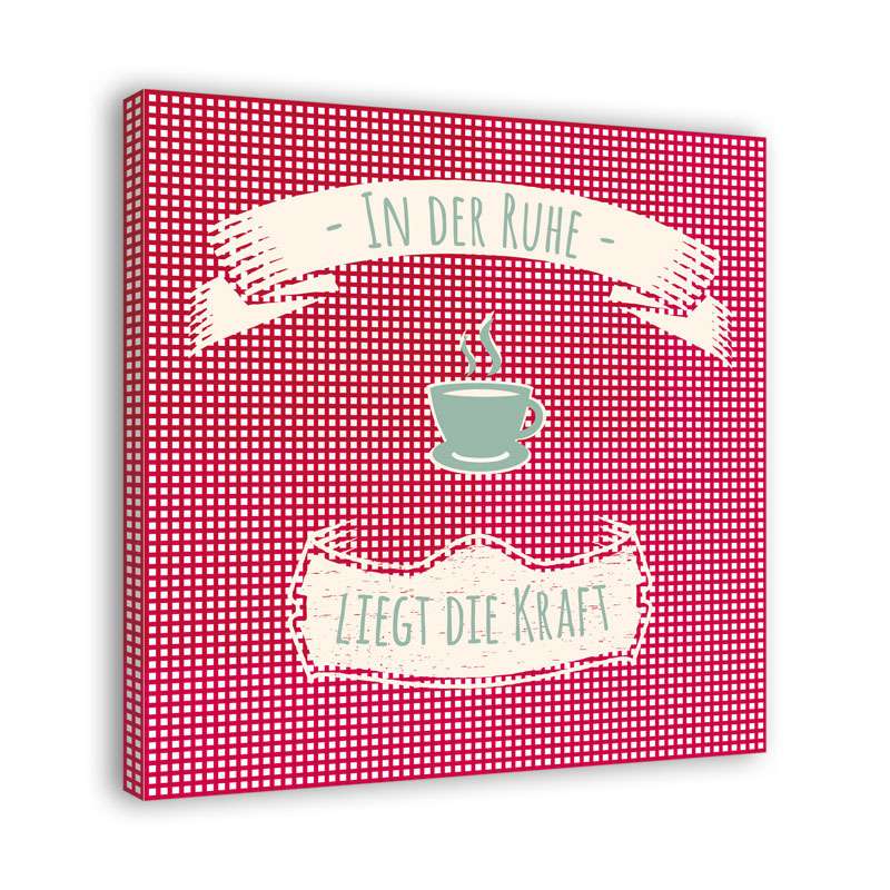 Bild von   spruch auf leinwand in der rjpg | Individuelle 🎁 persönliche 🎁 personalisierte Geschenke bedruckt ▪ bestickt ▪ graviert