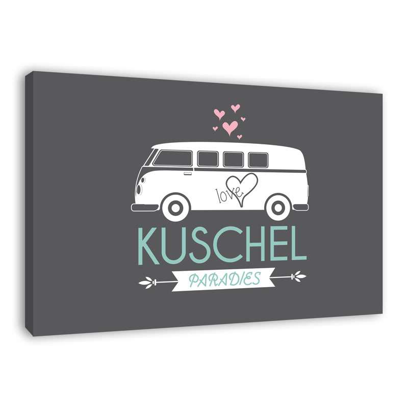 Bild von   spruch auf leinwand kuschelpjpg | Individuelle 🎁 persönliche 🎁 personalisierte Geschenke bedruckt ▪ bestickt ▪ graviert